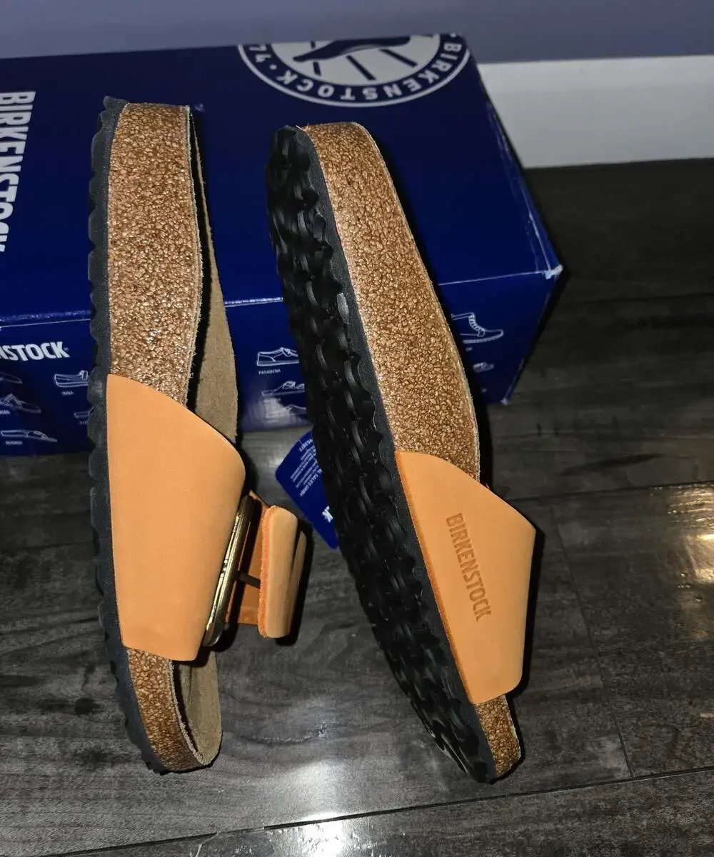 New Birkenstock Madrid big buckleburnt orange size 40